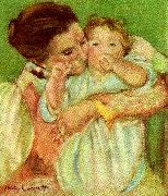 moder och barn Mary Cassatt